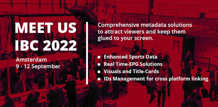 Meet us at IBC 2022 in Amsterdam